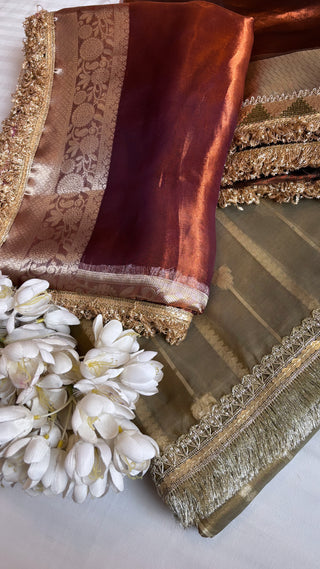 Handwoven Banarasi Tissue Silk Sarees