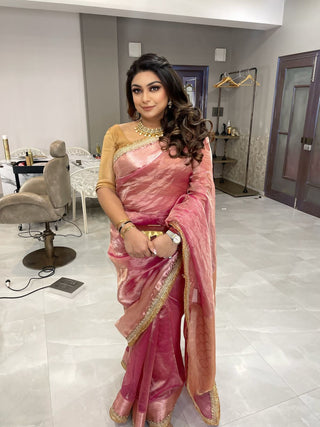 Crushed Tissue Silk Sarees