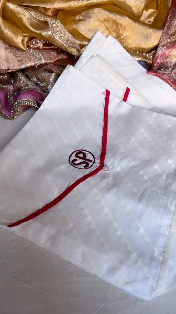 Premium packaging with saree box, saree cover and saree belt