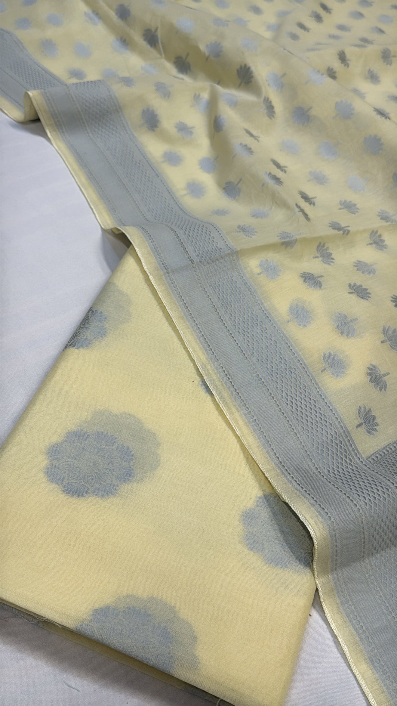 Banarasi cotton resham meenakari suit sets