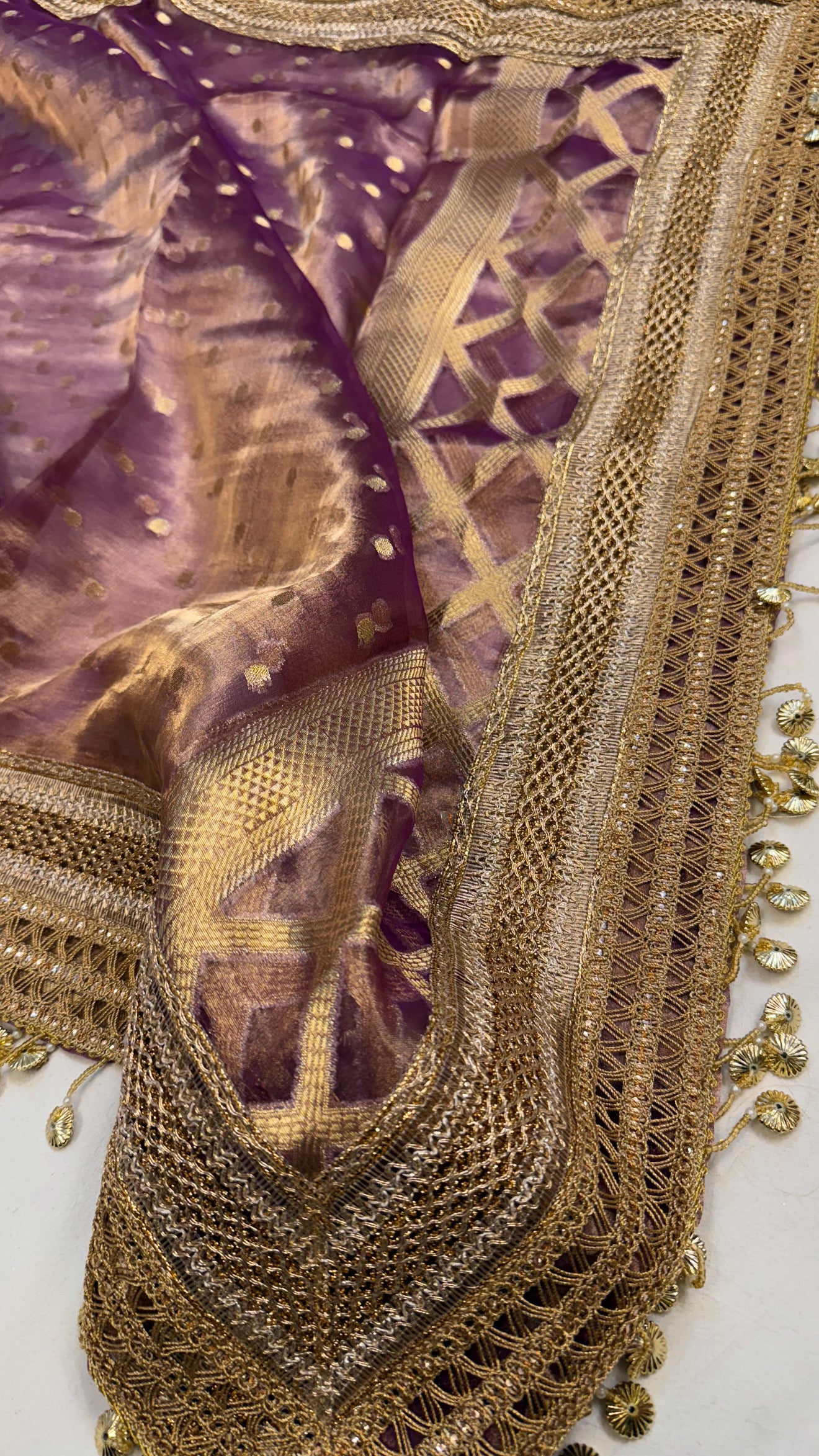 Maharani tissue silk gotapatti duppata