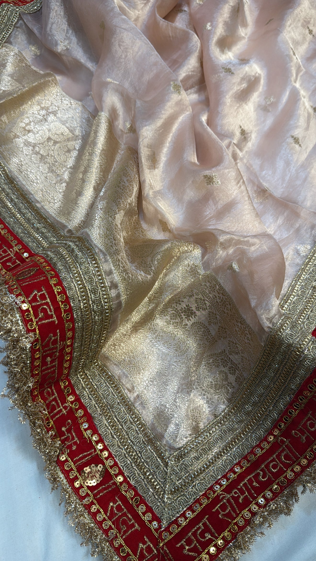 Maharani tissue silk kadhwa gotapatti duppata