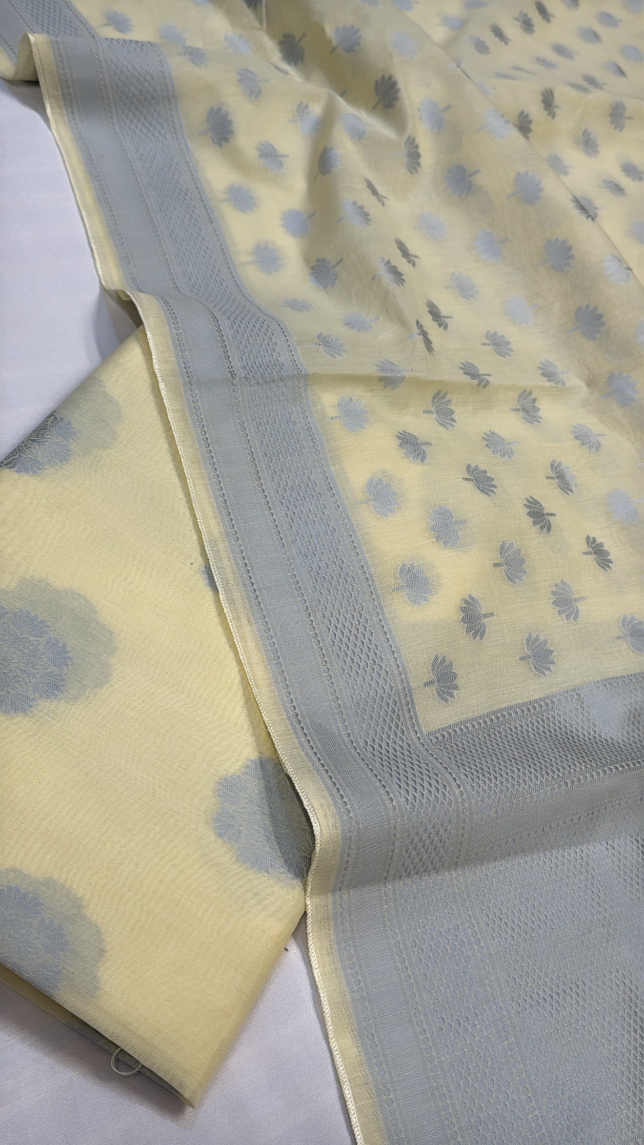 Banarasi cotton resham meenakari suit sets