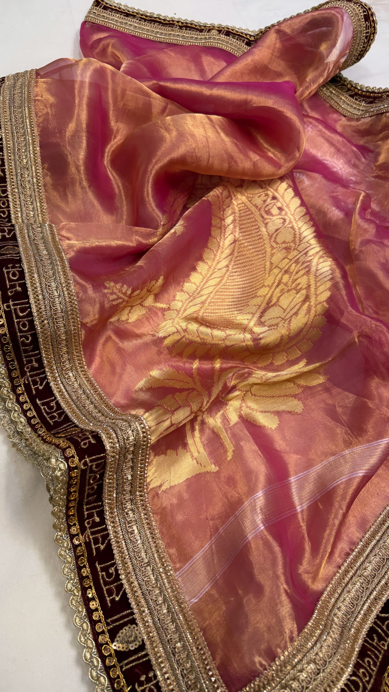 Maharani tissue silk gotapatti duppata