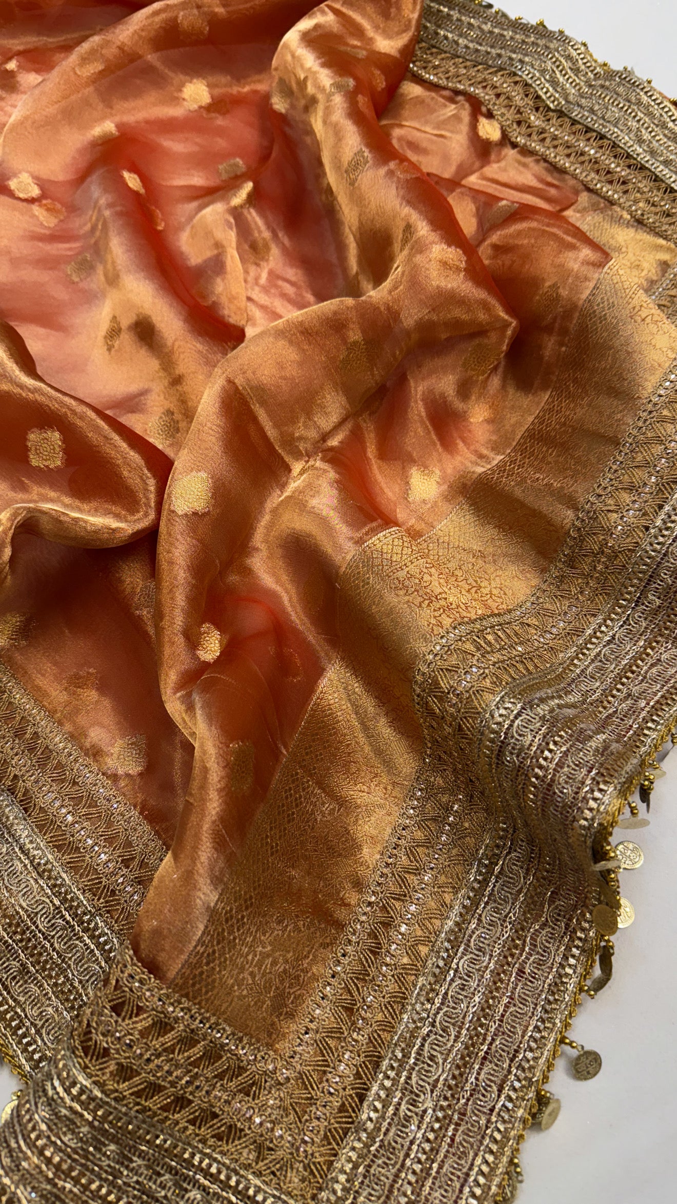 Maharani tissue silk gotapatti duppata