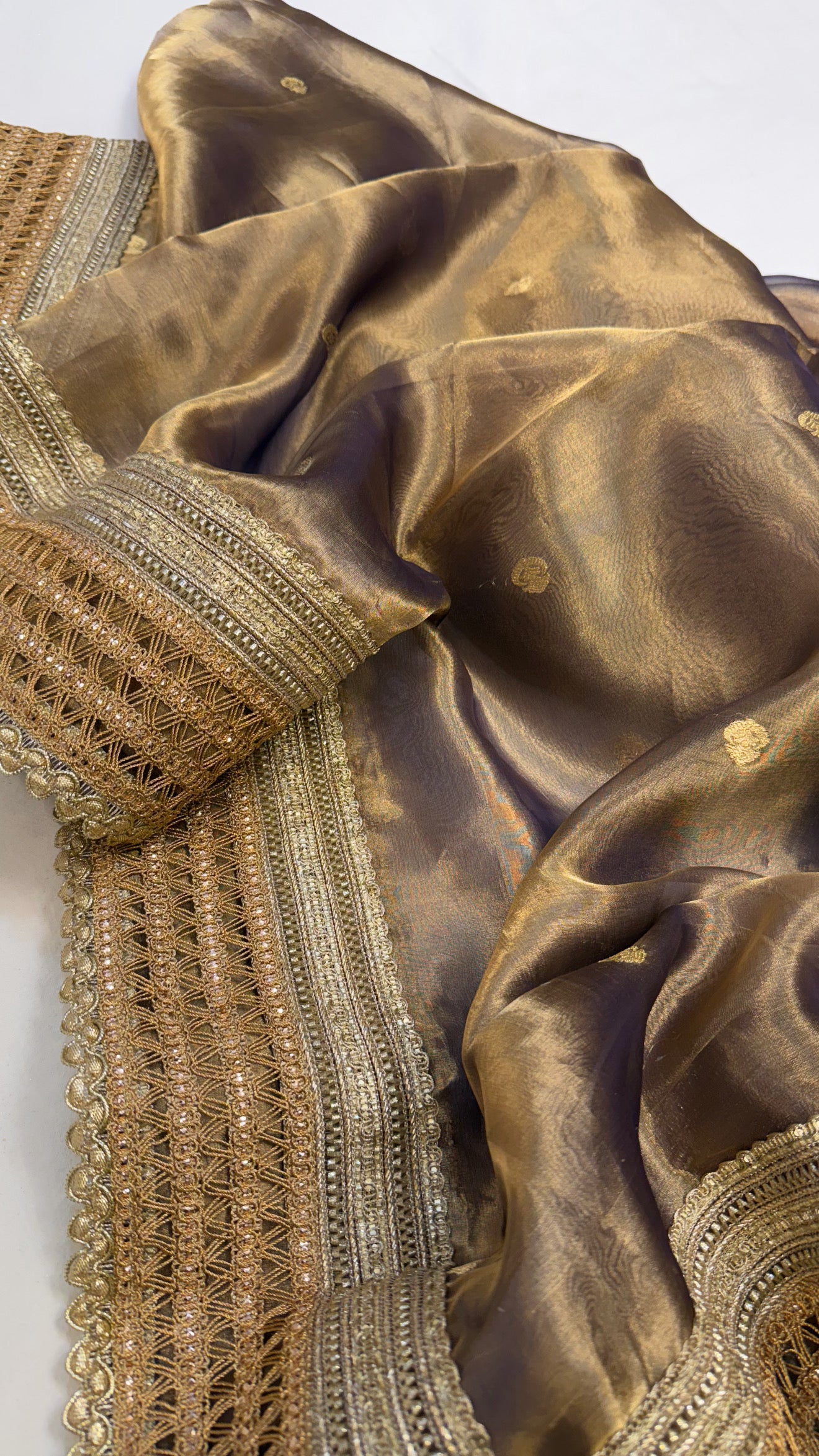 Maharani tissue silk kadhwa gotapatti duppata