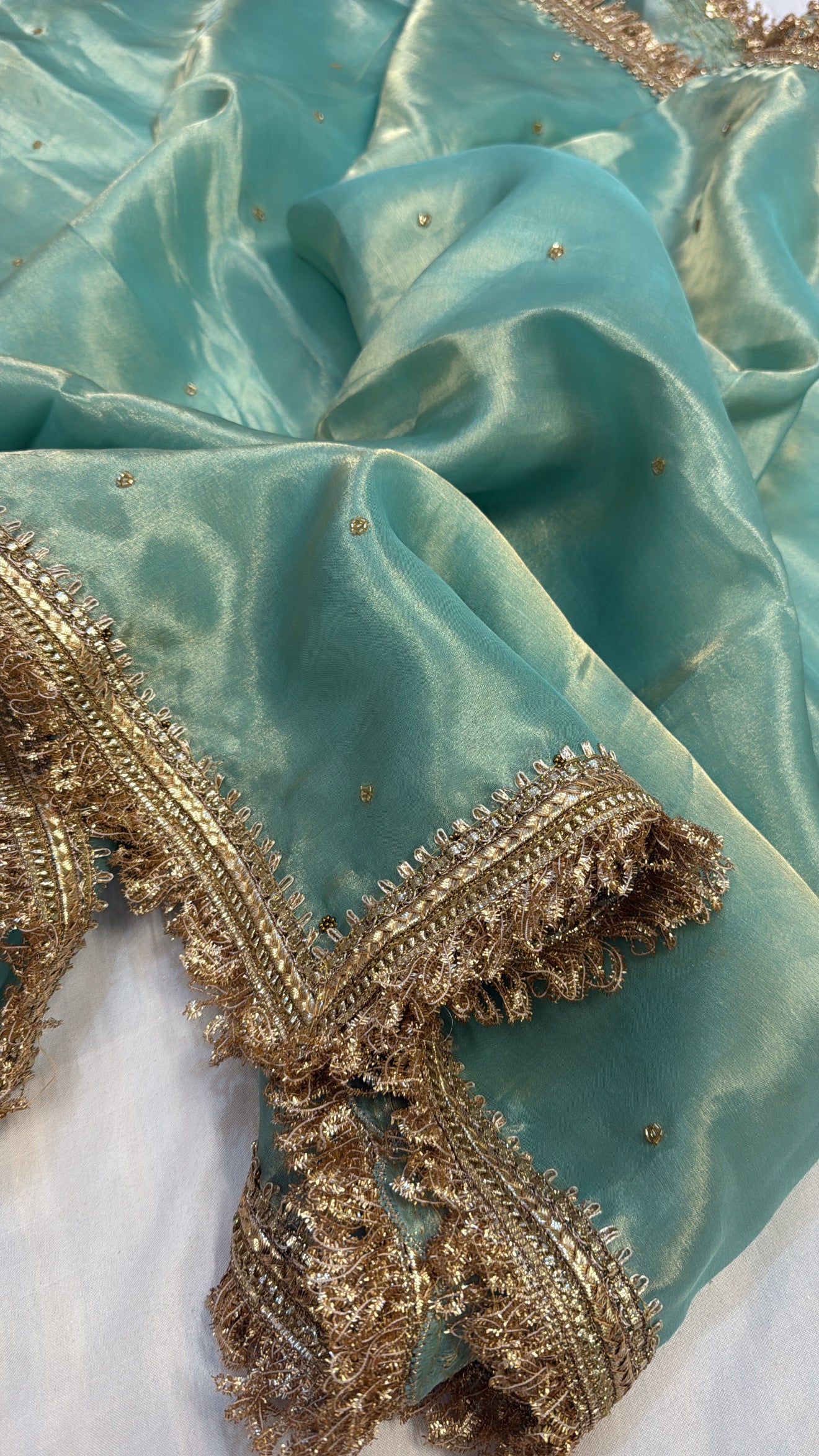 Maharani tissue silk gotapatti kadhwa duppata