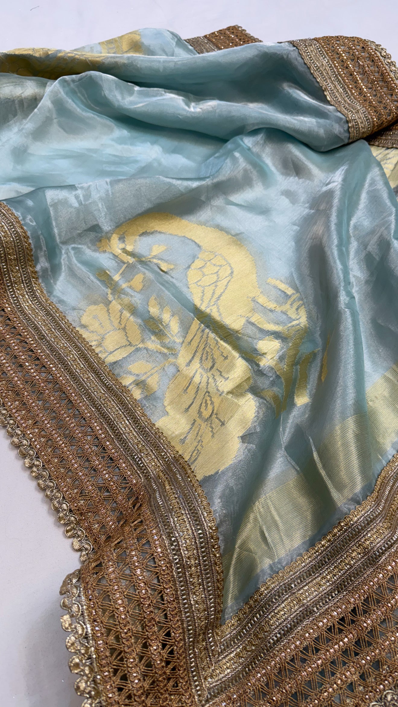 Maharani tissue silk gotapatti duppata