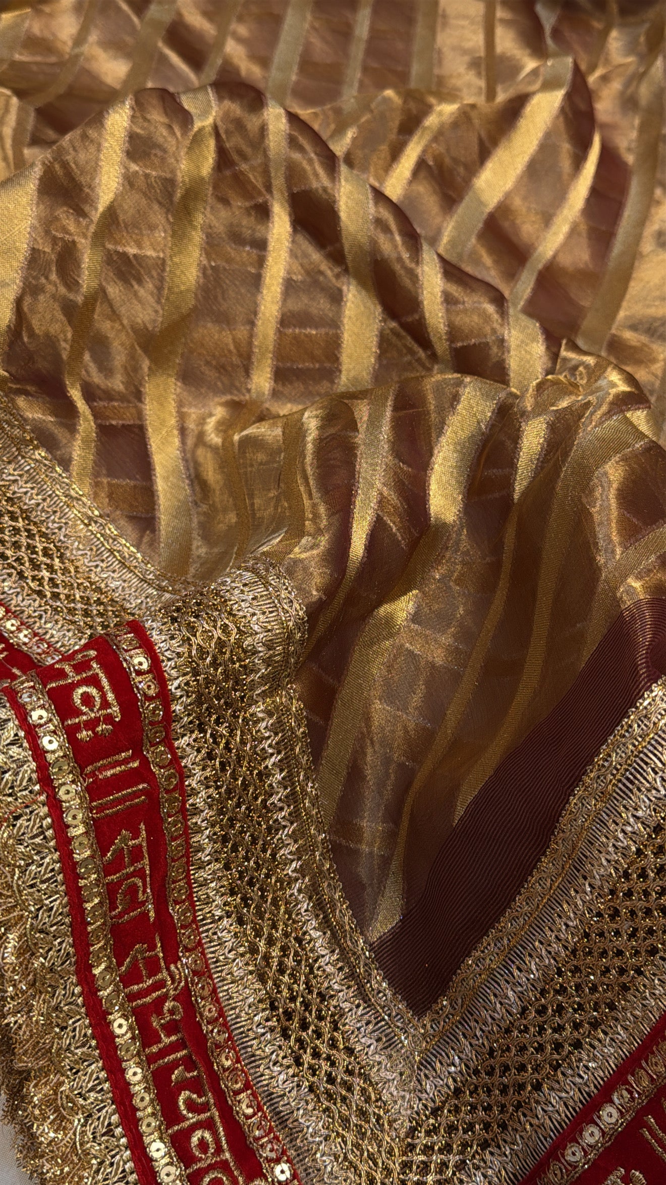 Maharani tissue silk gotapatti kadhwa duppata