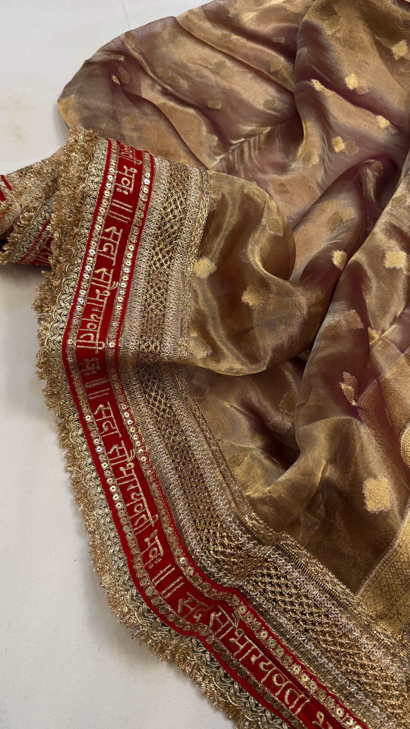 Maharani tissue silk gotapatti duppata