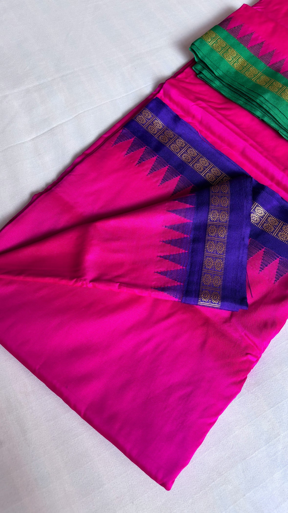 Dada’s special rani pink dhoti duppata set for men