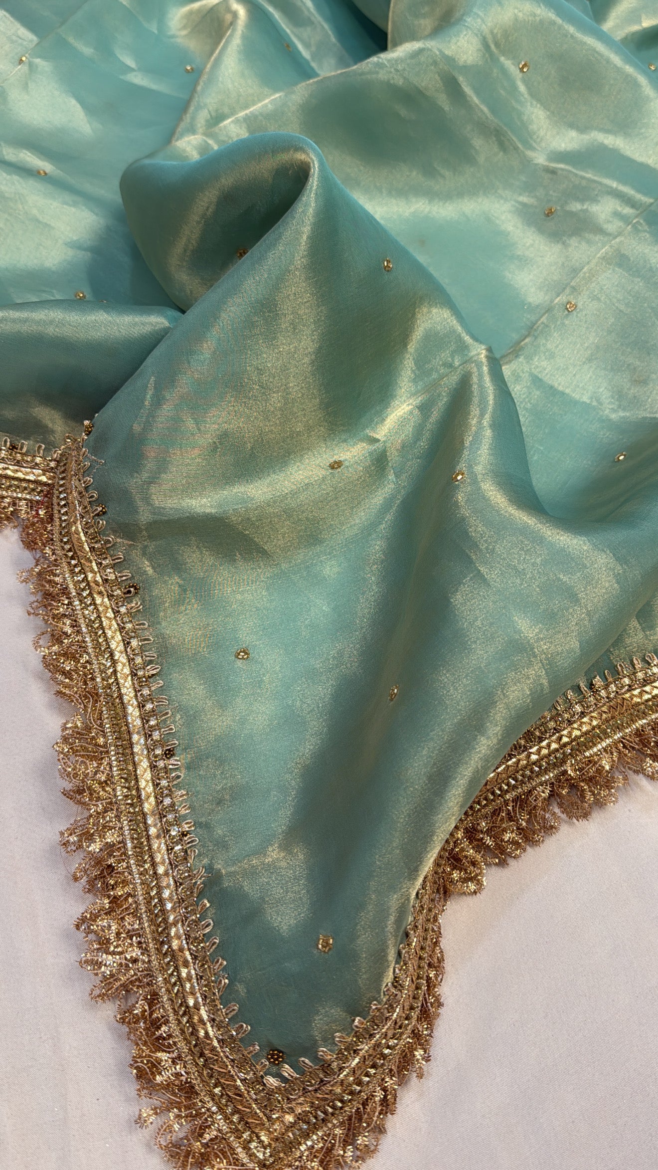 Maharani tissue silk gotapatti kadhwa duppata