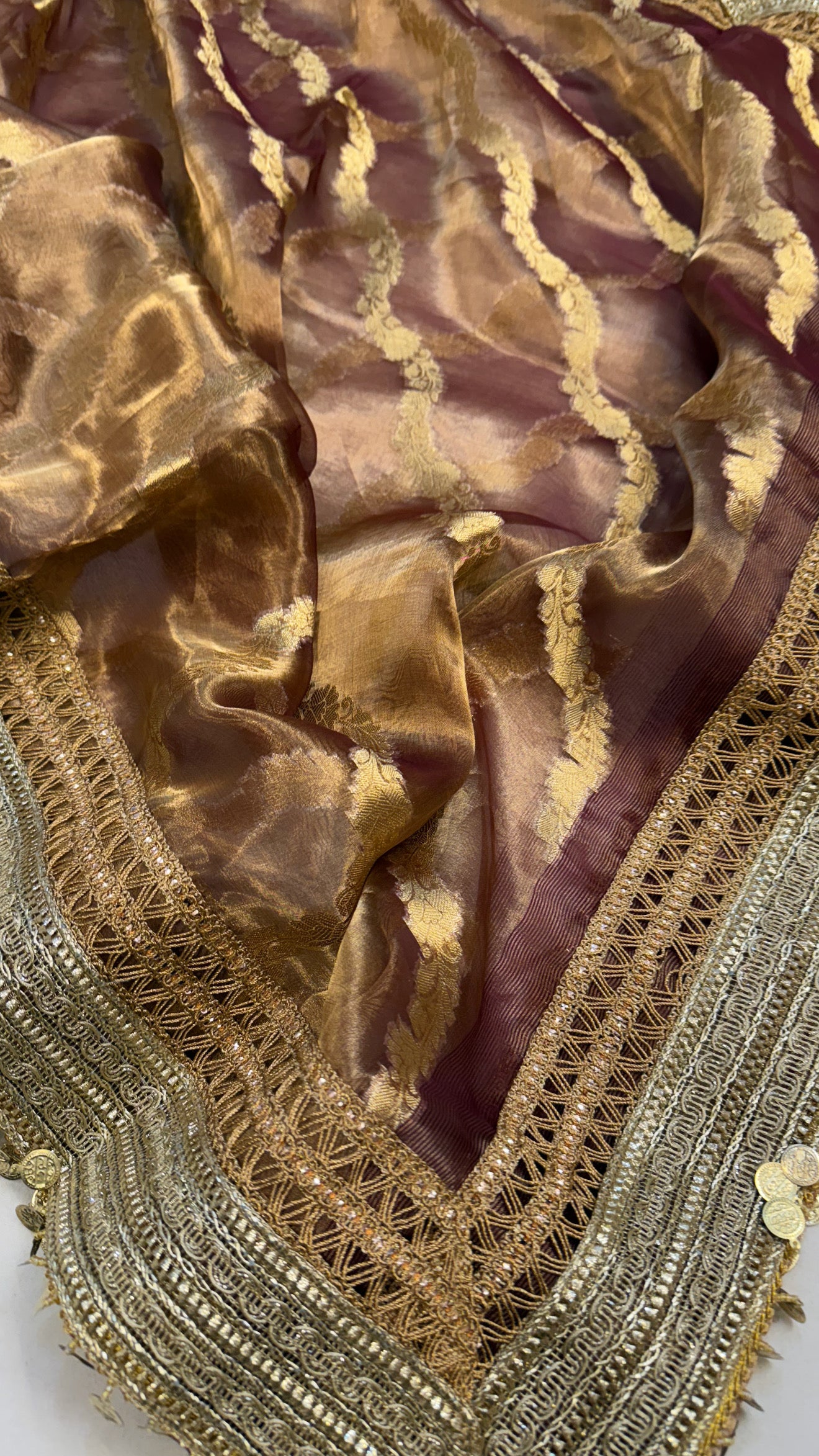 Maharani tissue silk gotapatti duppata