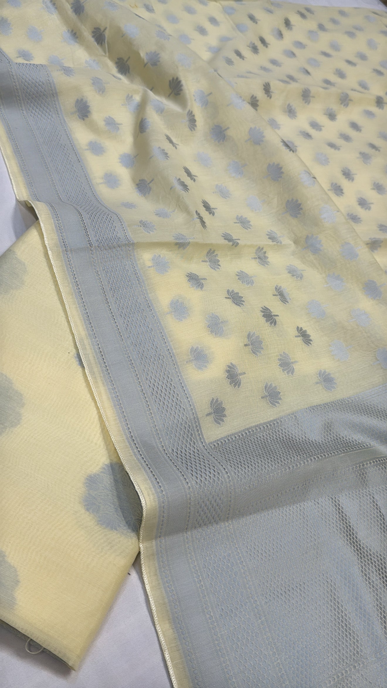 Banarasi cotton resham meenakari suit sets