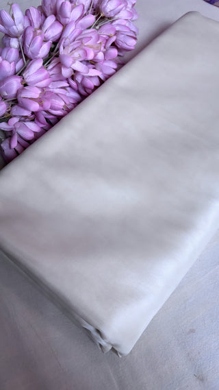 Kora silk plain dyeable fabric