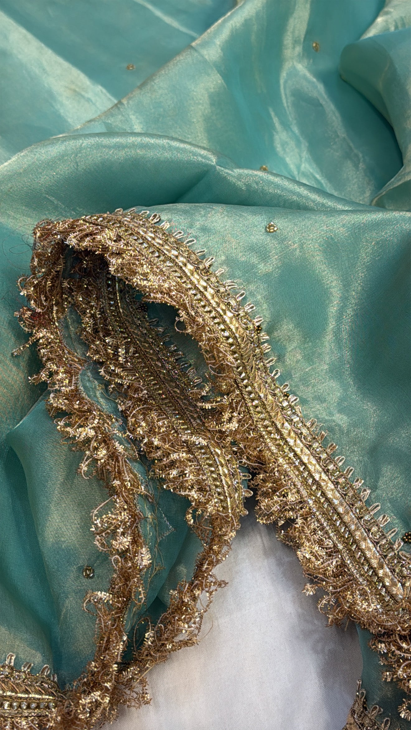 Maharani tissue silk gotapatti kadhwa duppata