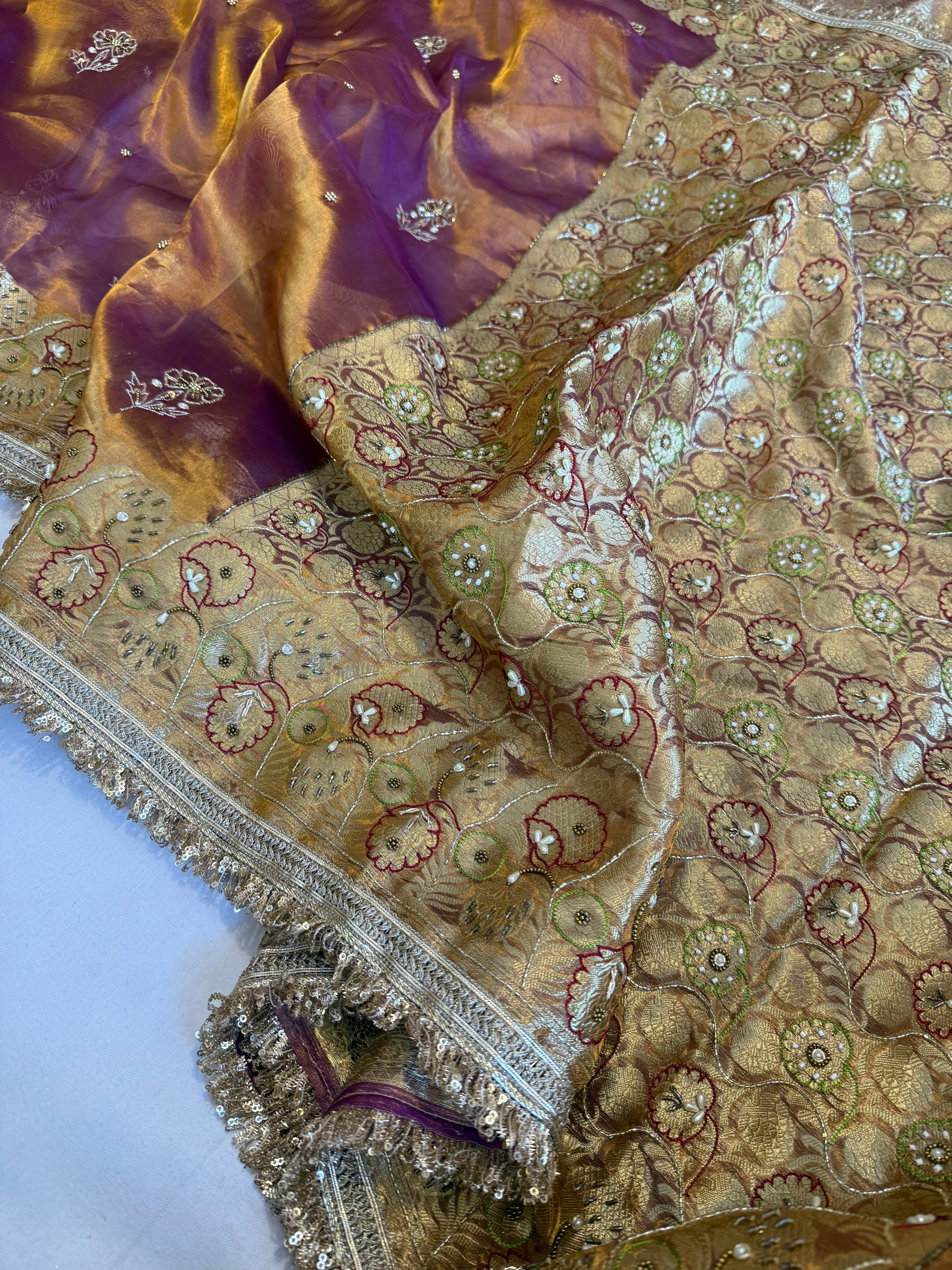 ✨गुलाबी और लाल साड़ी edit✨( purple shade )