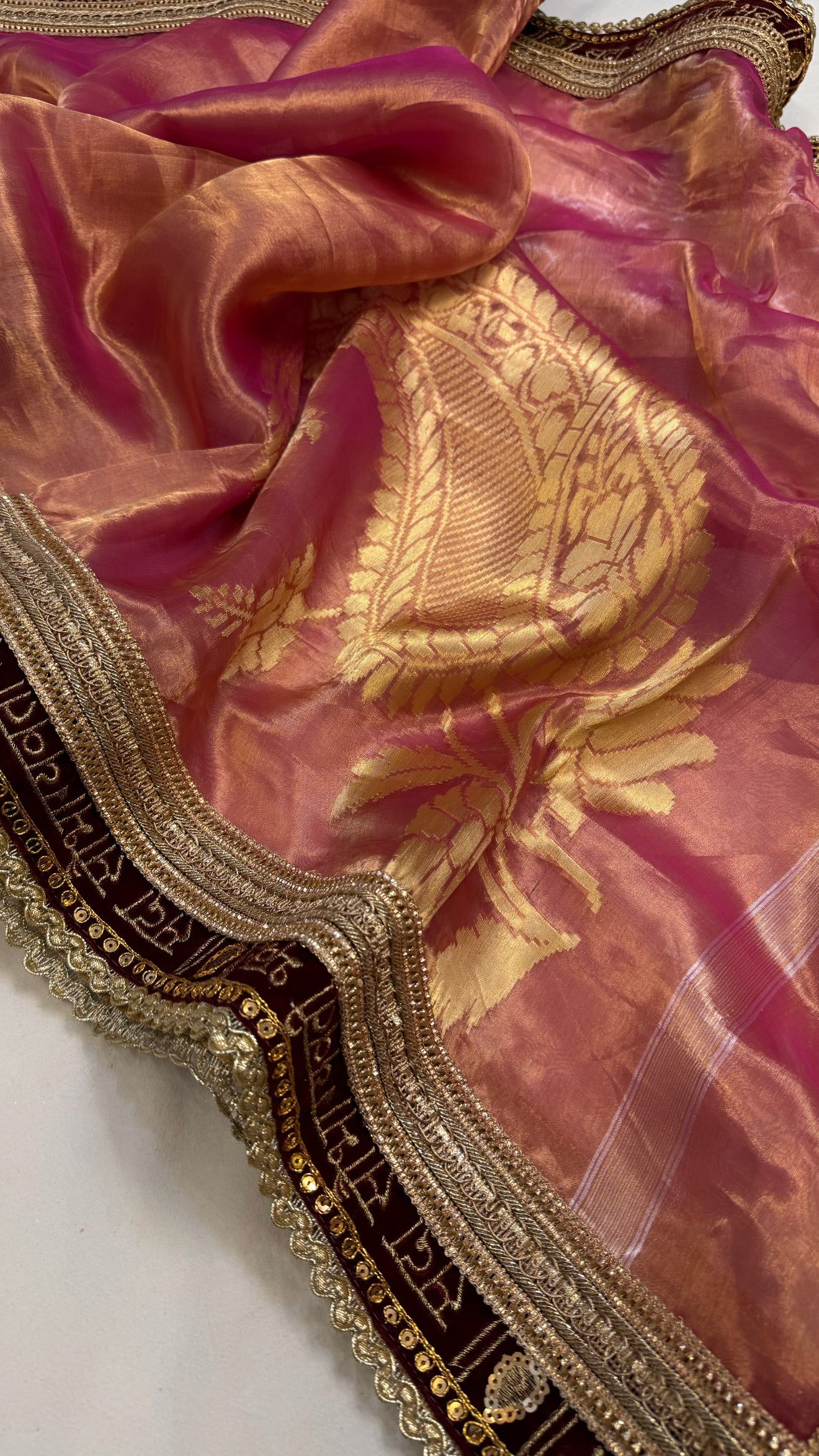 Maharani tissue silk gotapatti duppata