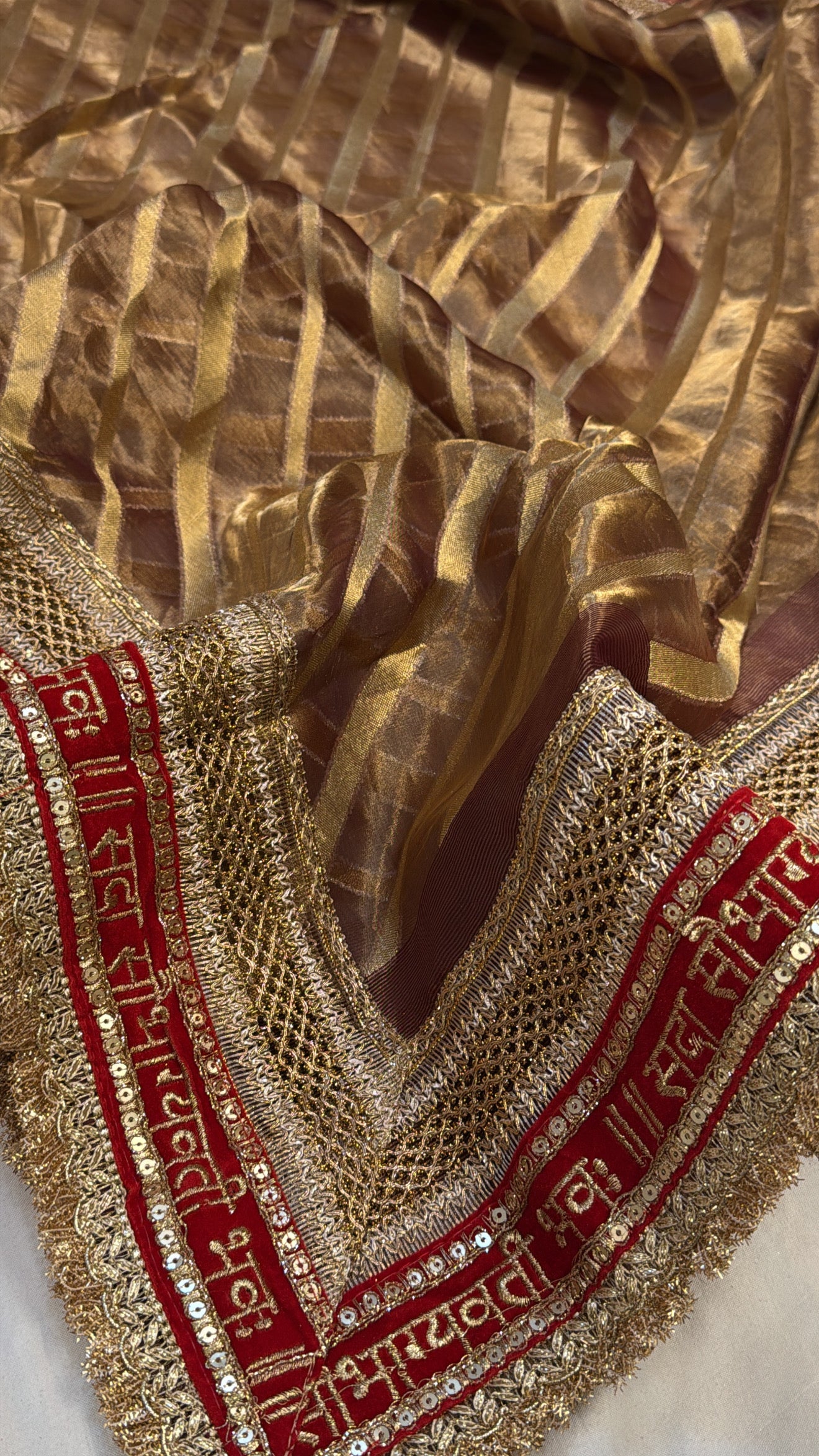 Maharani tissue silk gotapatti kadhwa duppata