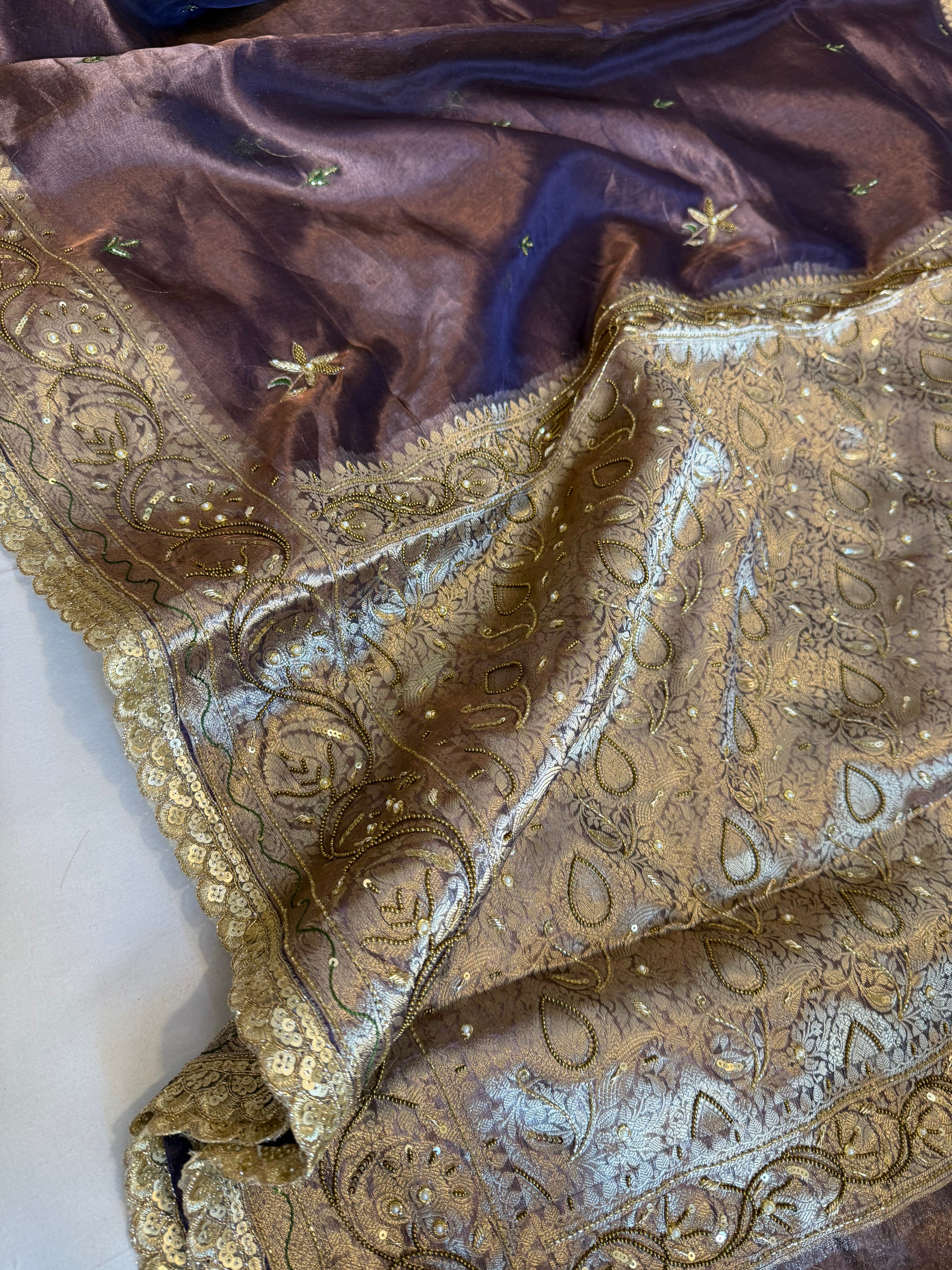 ✨गुलाबी और लाल साड़ी edit✨ ( lavender shade )