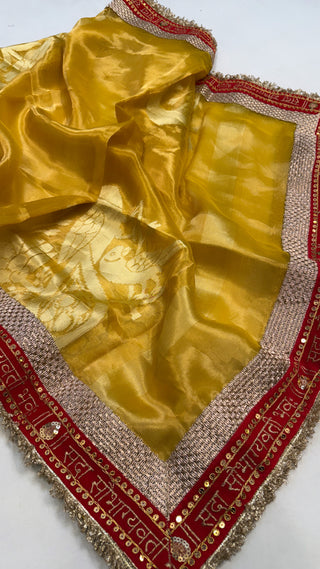 Maharani tissue silk gotapatti duppata