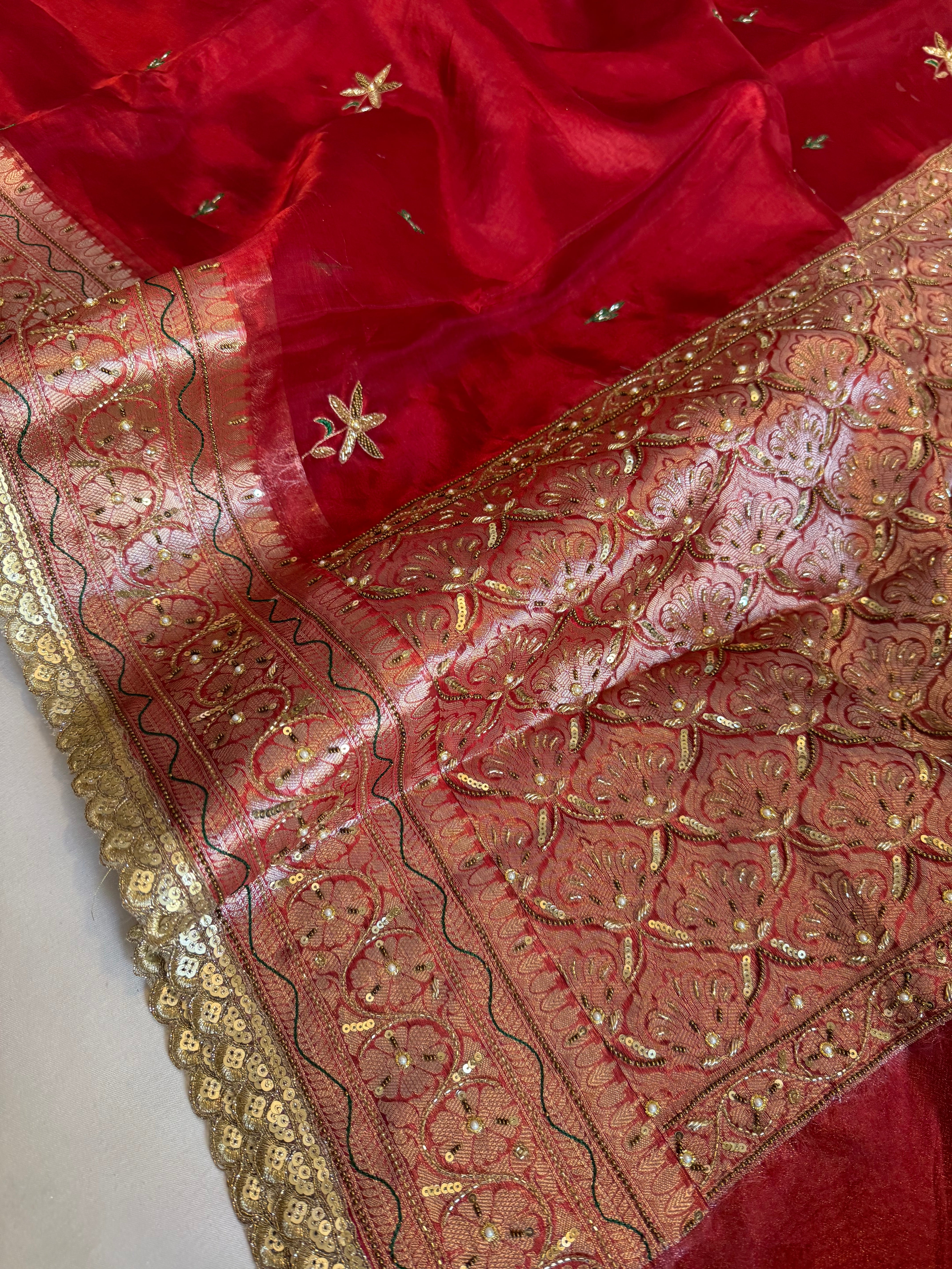 ✨गुलाबी और लाल साड़ी edit✨ ( Red shade)