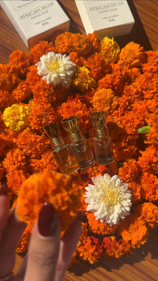 Safety pins banarasi natural attar ( African attar)