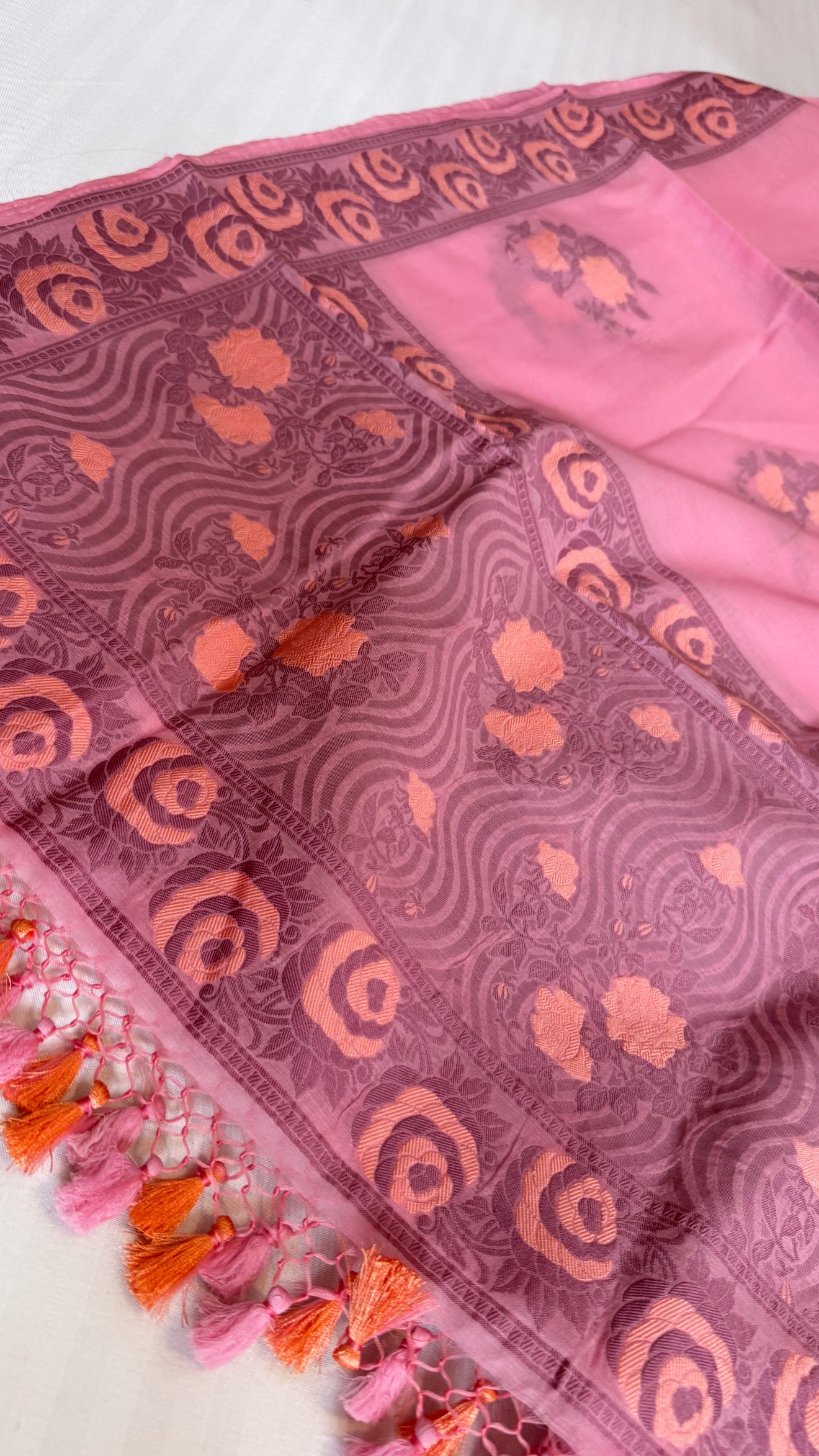 Banarasi cotton resham meenakari suit set