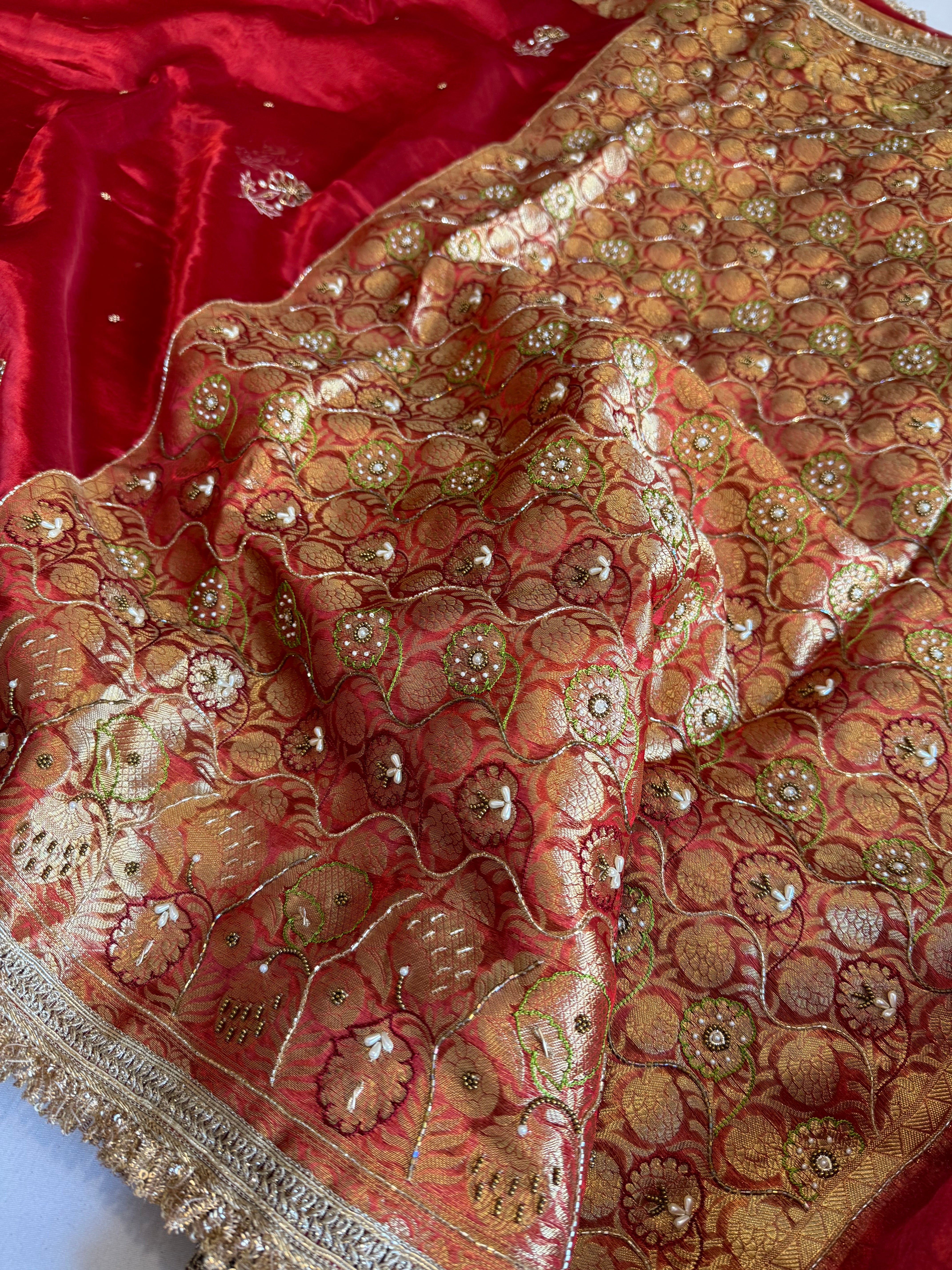 ✨गुलाबी और लाल साड़ी edit✨ ( Red shade)