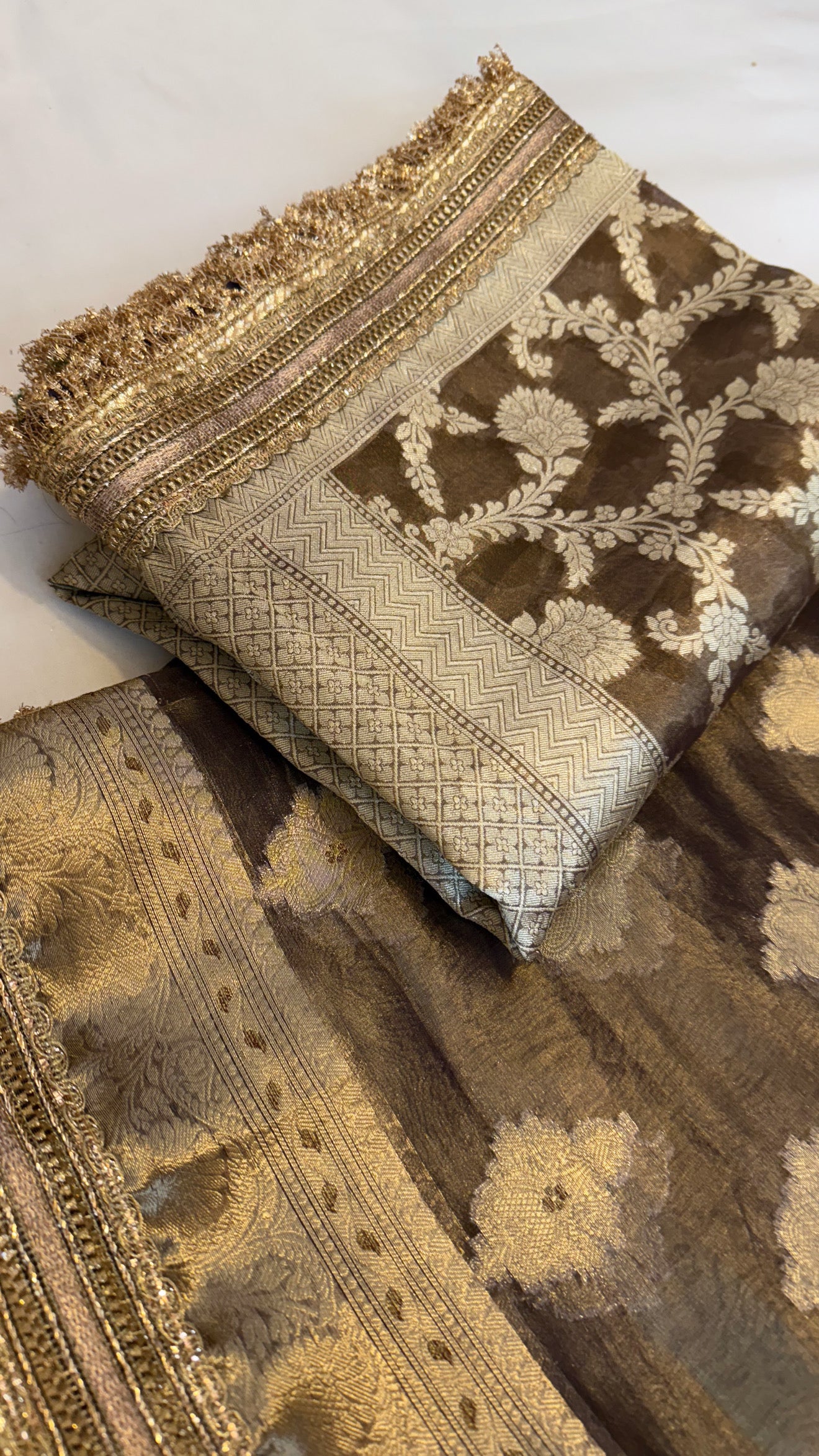 Maharani antique saree duppata set