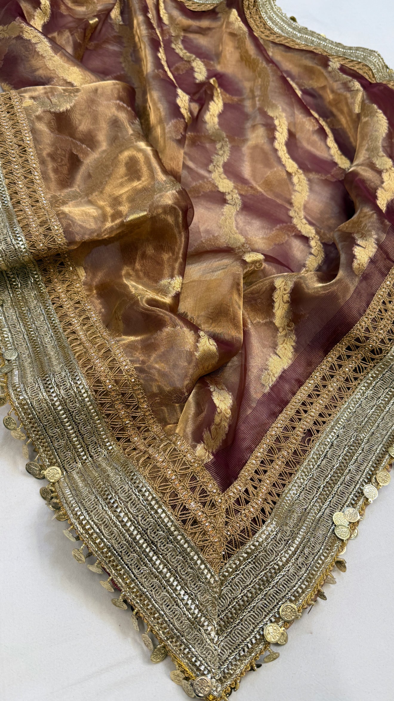 Maharani tissue silk gotapatti duppata