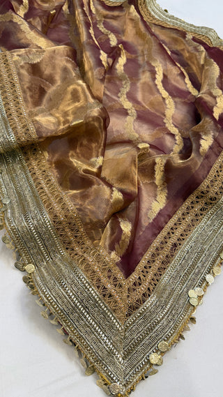 Maharani tissue silk gotapatti duppata