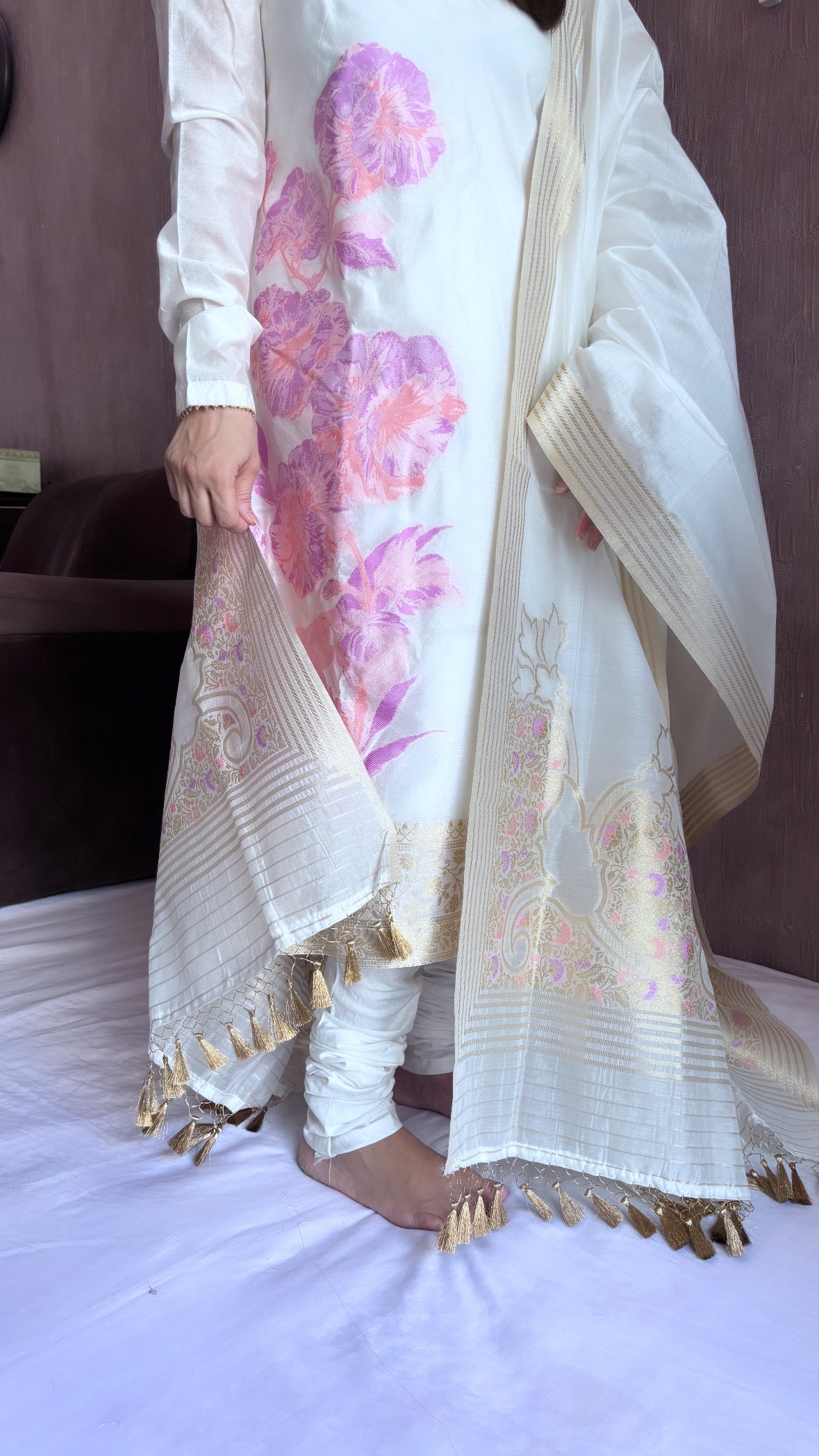 Nusrat stitched suit sets                   SIZE - S TO XL