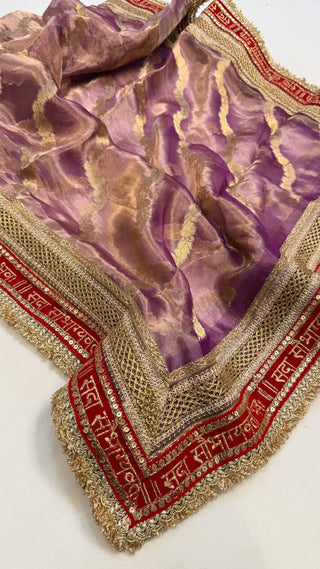 Maharani tissue silk gotapatti sares
