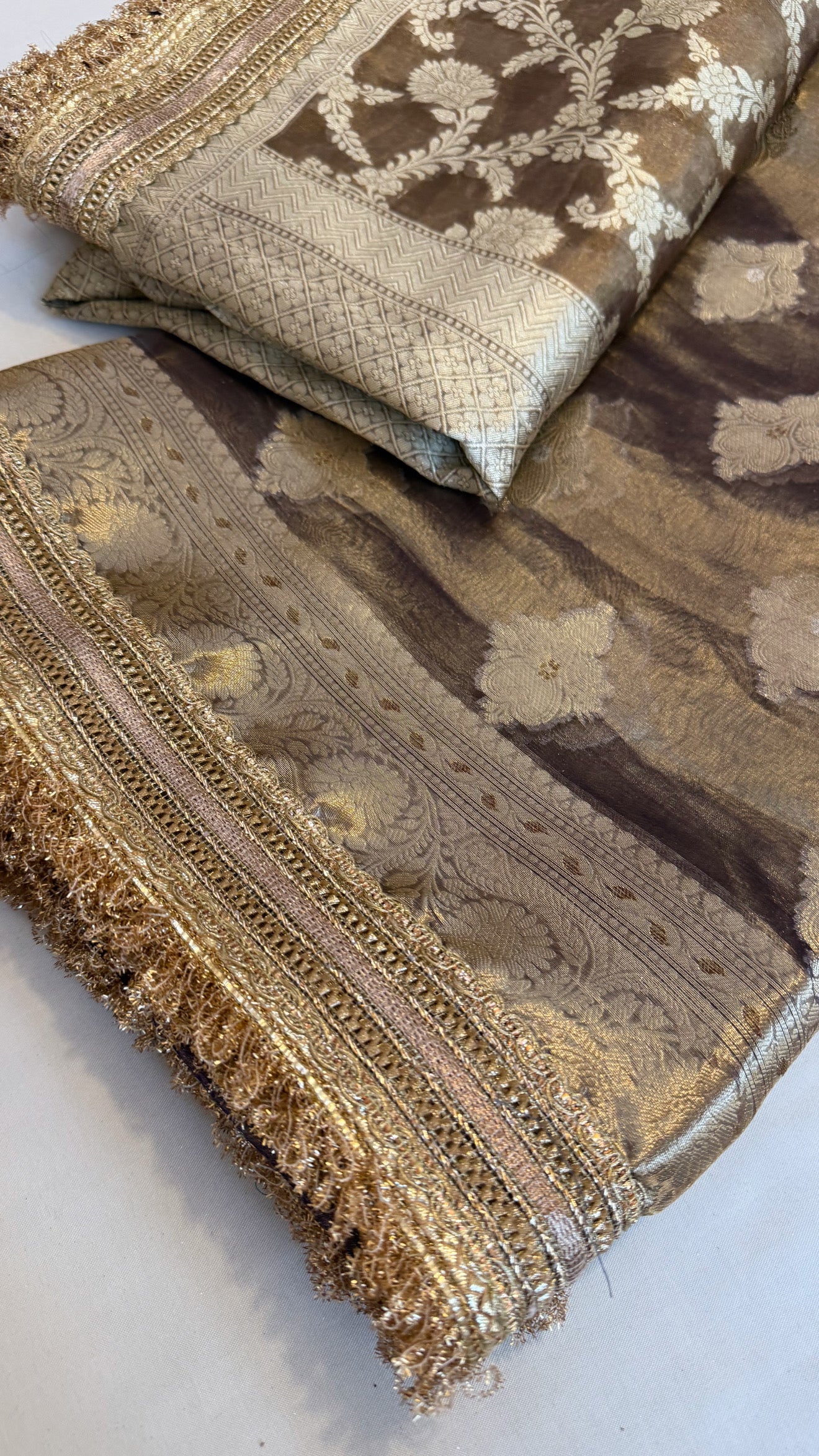 Maharani antique saree duppata set