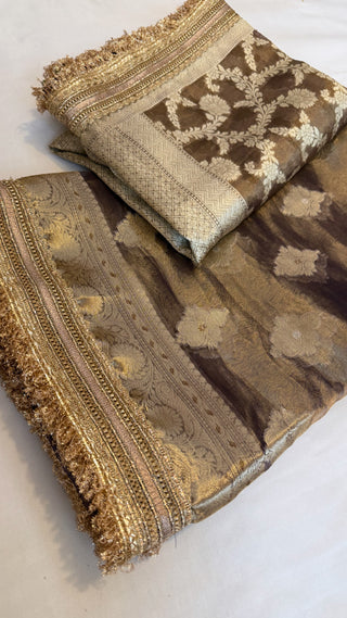 Maharani antique saree duppata set